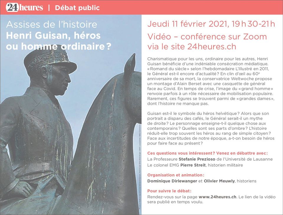 Assises De L Histoire Henri Guisan Heros Ou Homme Ordinaire Infoclio Ch