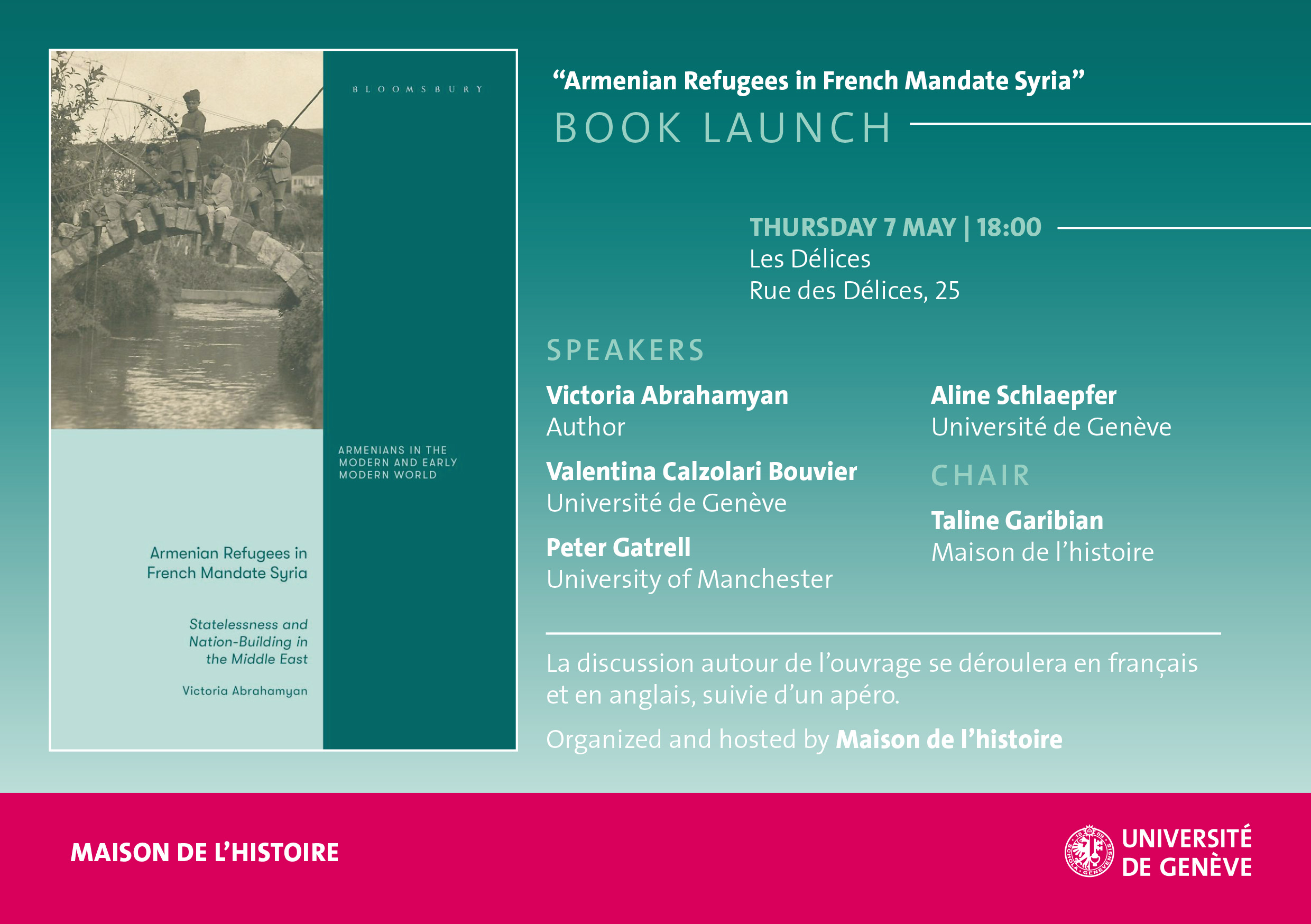 Book Launch: Armenian Refugees in French Mandate Syria