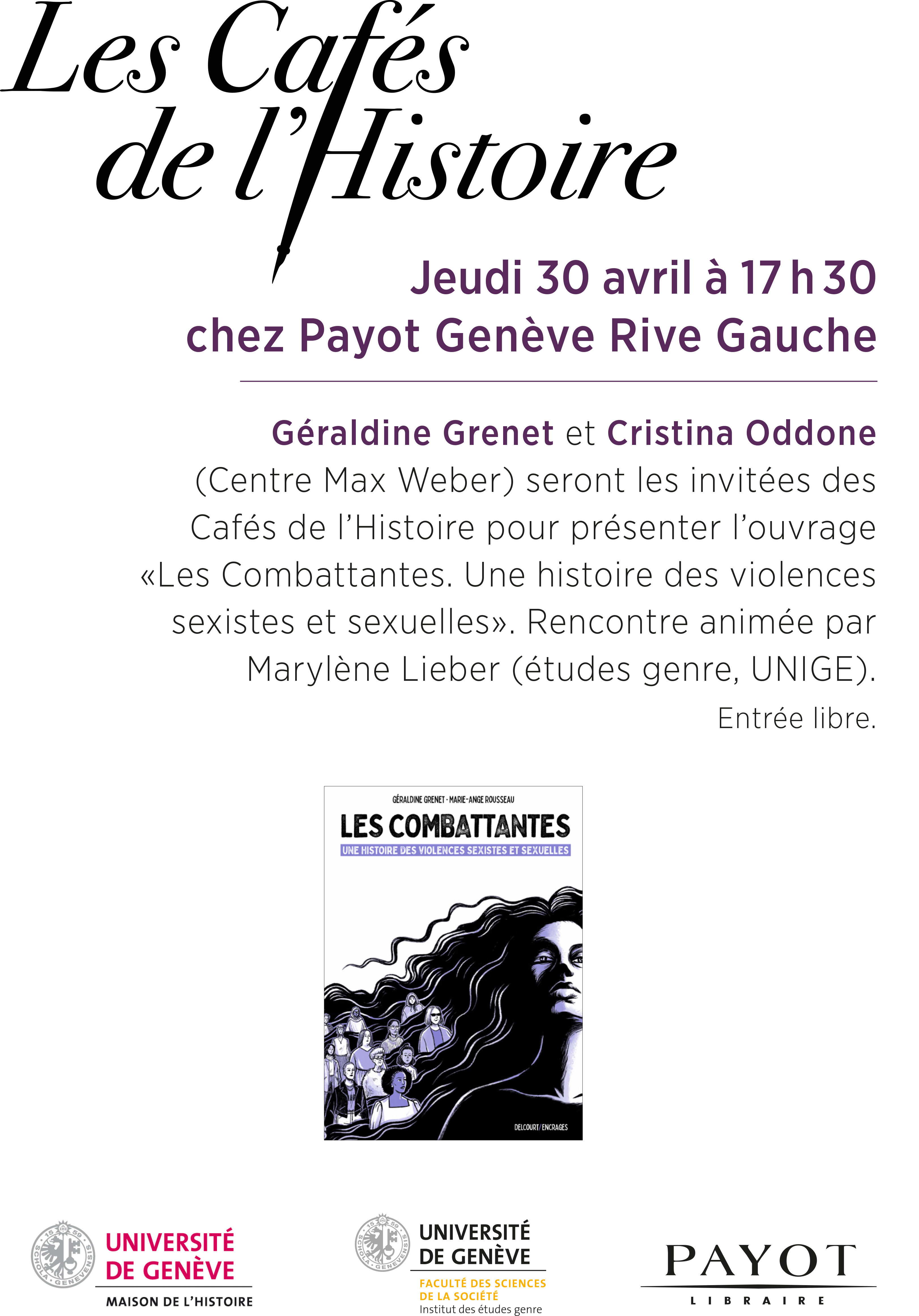 Cafés de l'Histoire: Les Combattantes