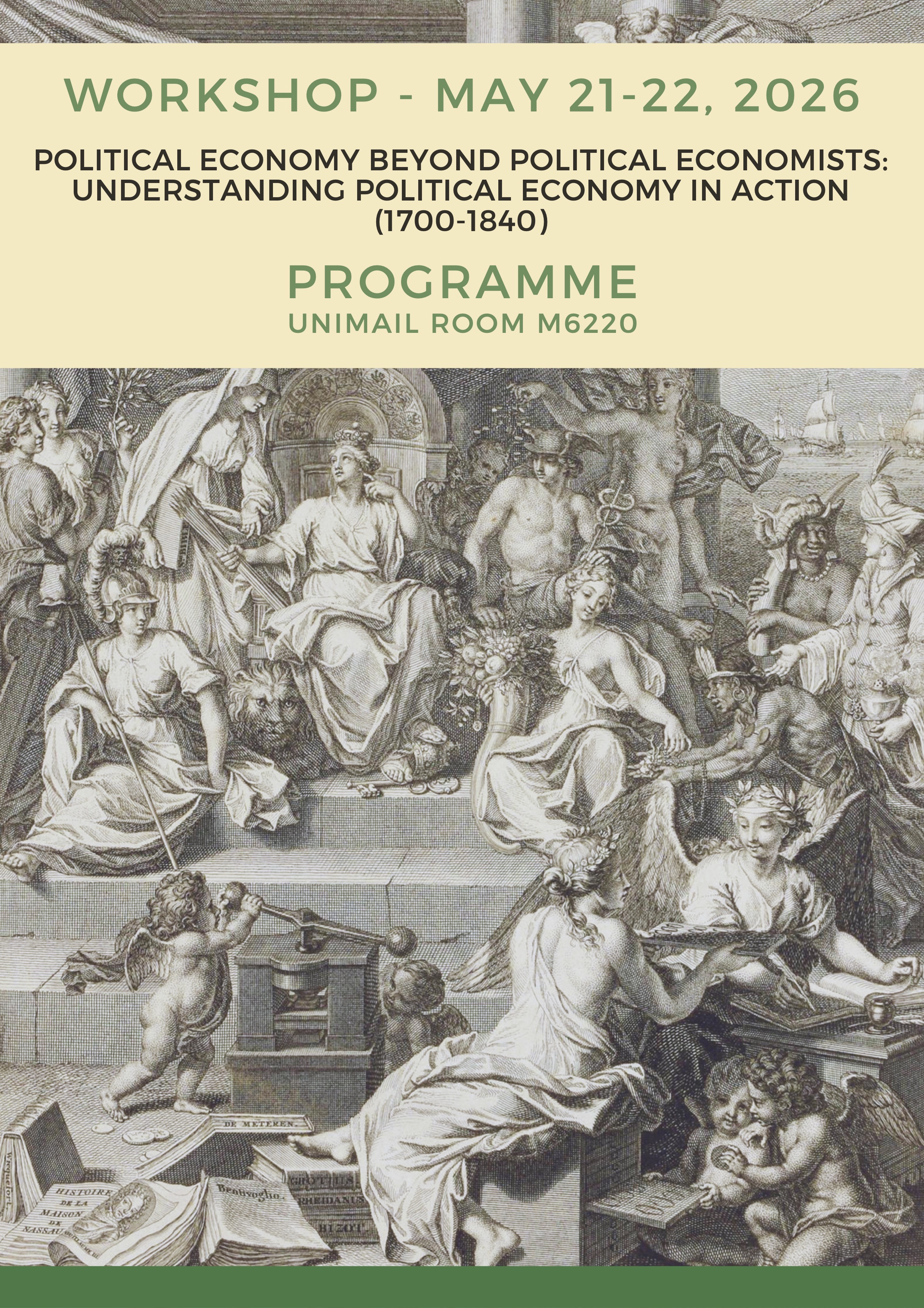 Political economy beyond political economists: understanding political economy in action (1700-1840)