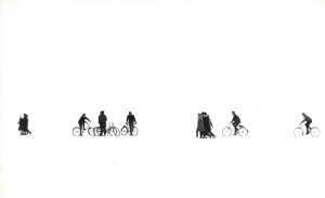 Seeüberquerung mit dem Fahrrad, 1963